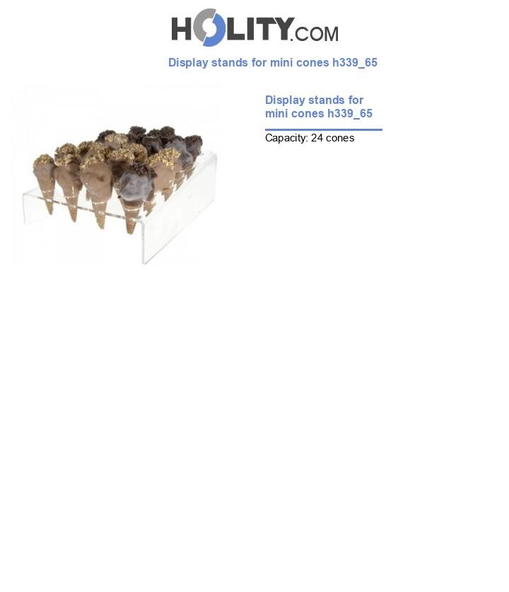 Display stands for mini cones h339_65