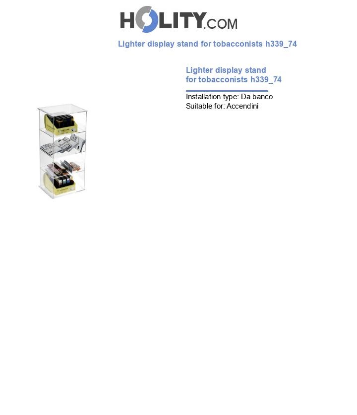 Lighter display stand for tobacconists h339_74