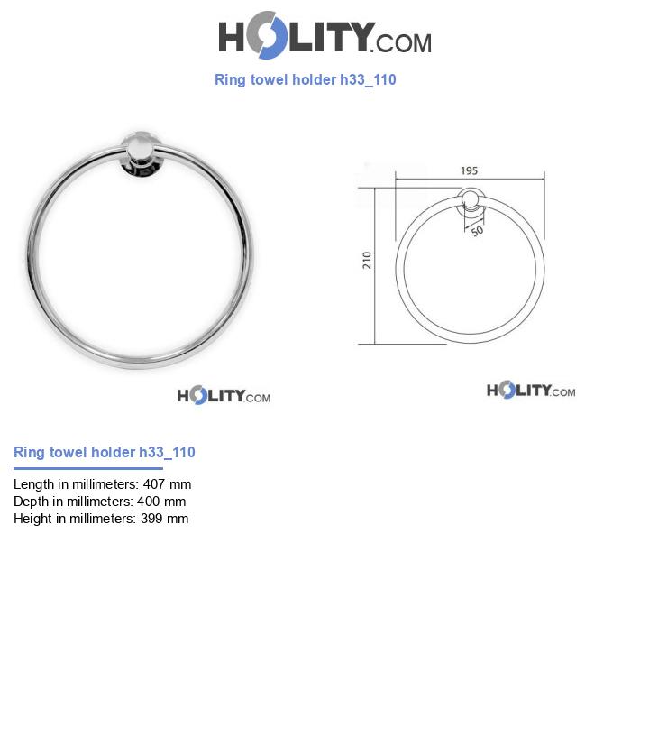 Ring towel holder h33_110