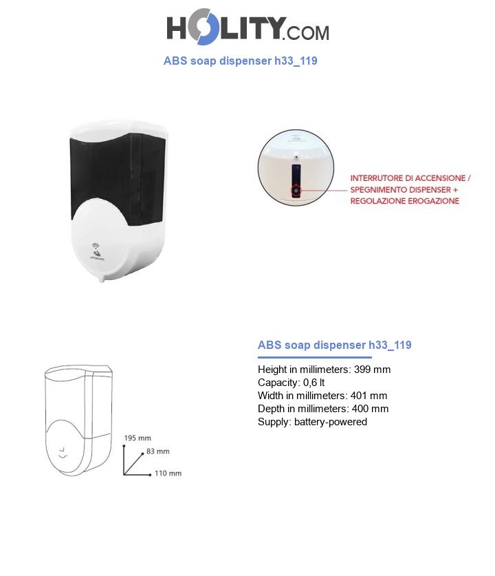 ABS soap dispenser h33_119