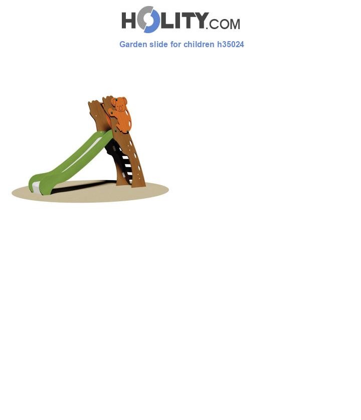 Garden slide for children h35024