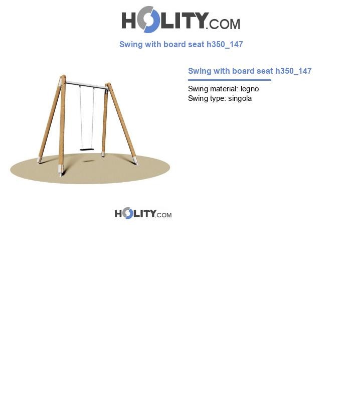 Swing with board seat h350_147