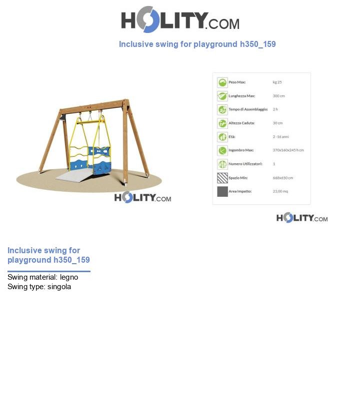 Inclusive swing for playground h350_159