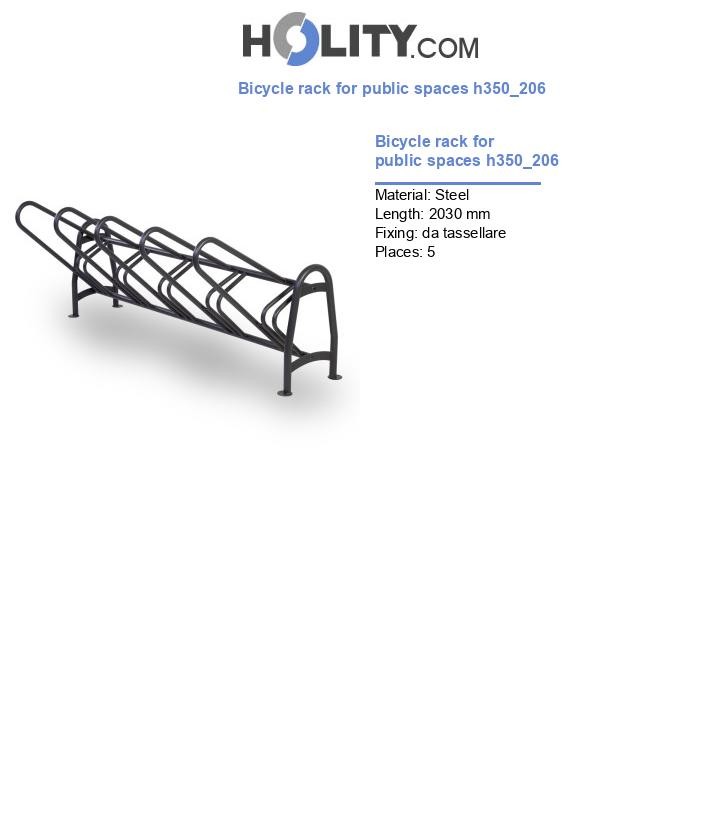 Bicycle rack for public spaces h350_206