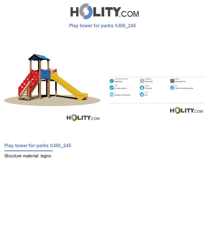 Play tower for parks h350_245