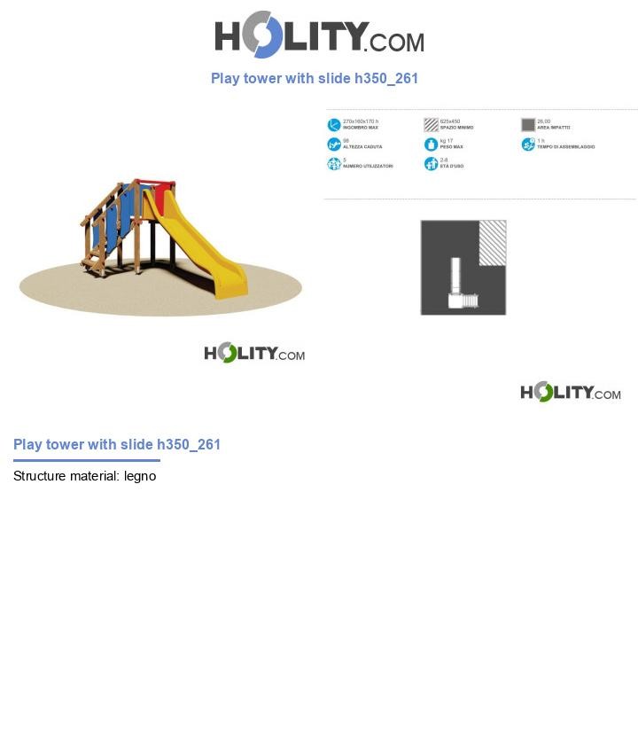 Play tower with slide h350_261