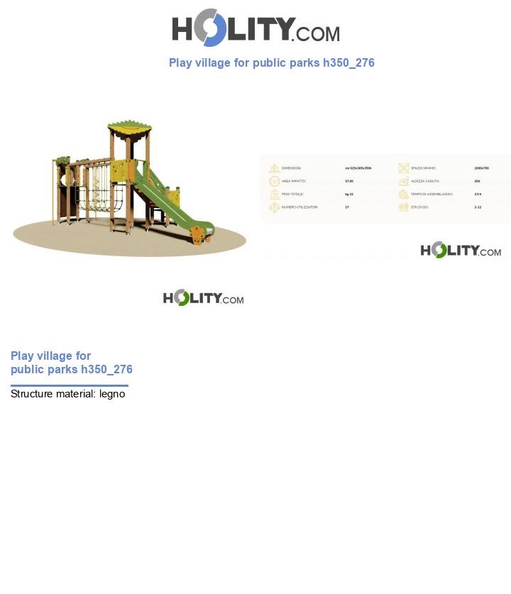 Play village for public parks h350_276