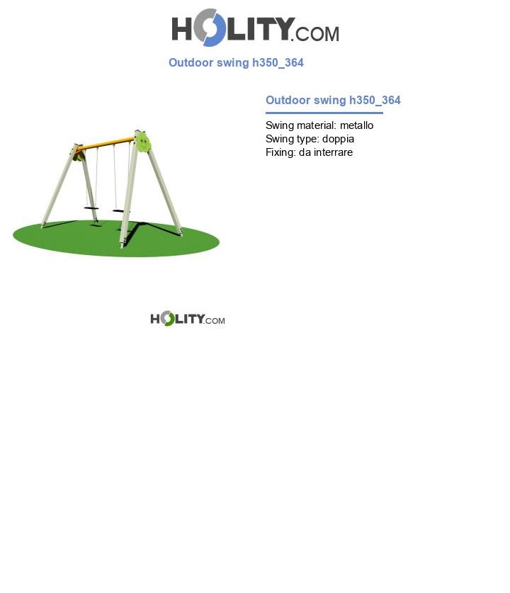 Outdoor swing h350_364