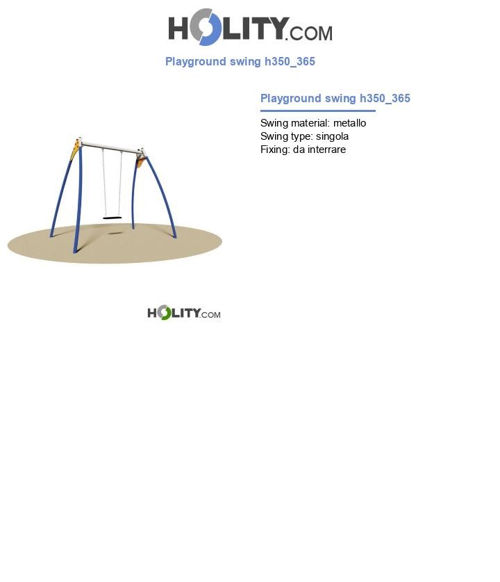 Playground swing h350_365