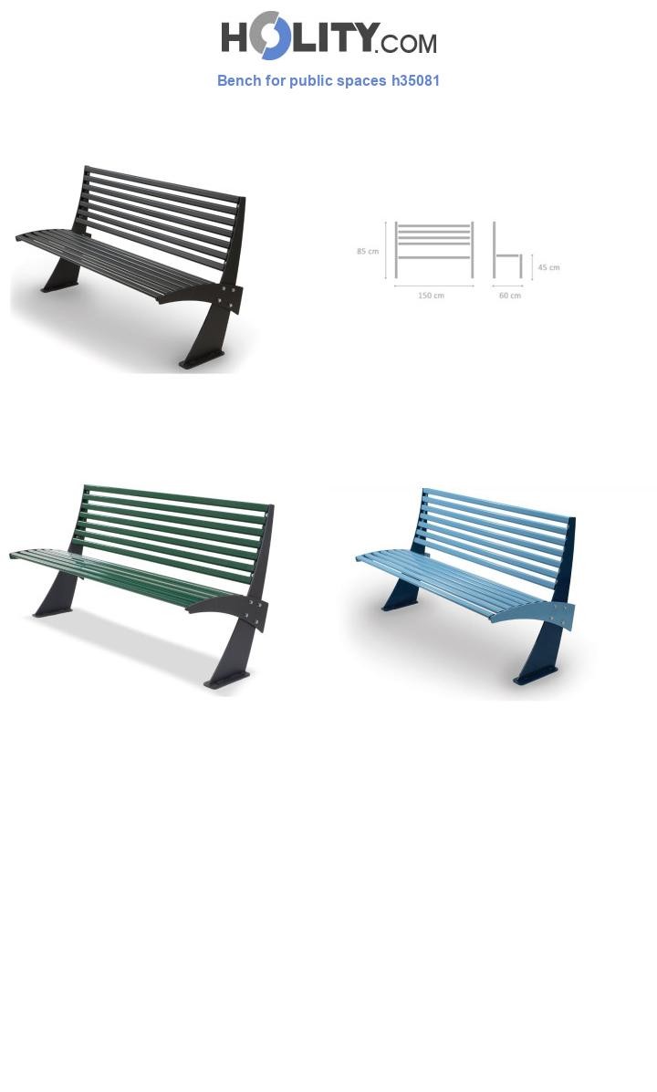 Bench for public spaces h35081