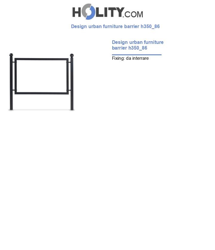Design urban furniture barrier h350_86
