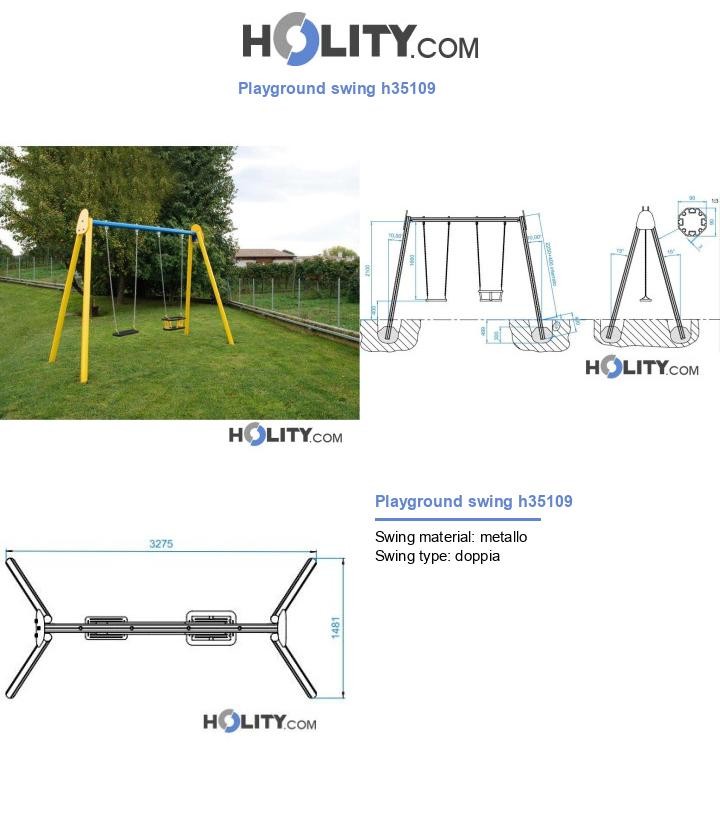 Playground swing h35109
