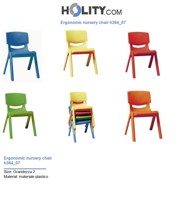 Ergonomic nursery chair h364_07