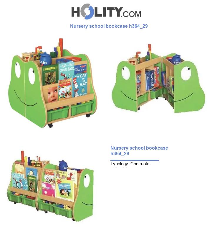 Nursery school bookcase h364_29