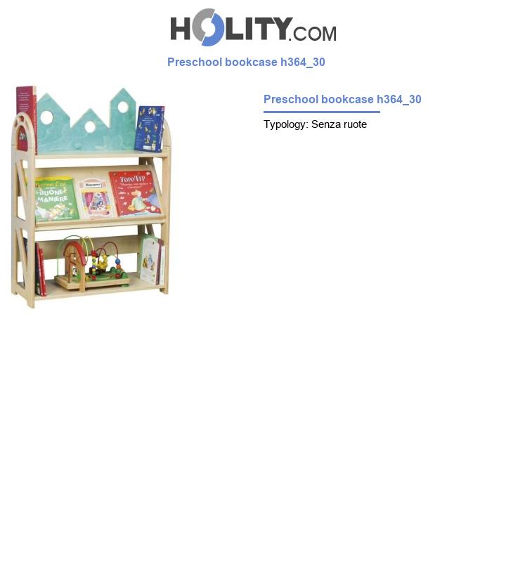 Preschool bookcase h364_30