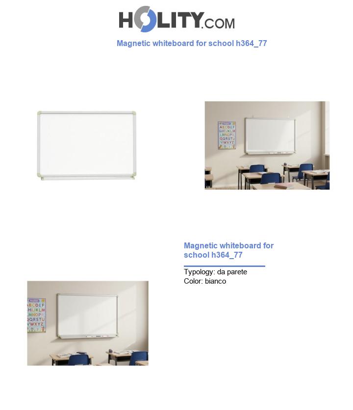 Magnetic whiteboard for school h364_77