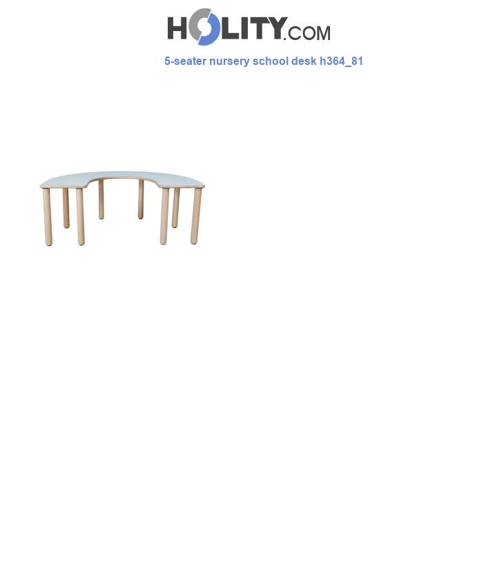 5-seater nursery school desk h364_81
