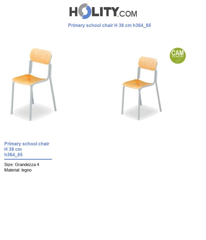 Primary school chair H 38 cm h364_85