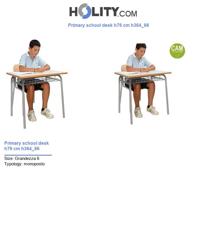 Primary school desk h76 cm h364_86