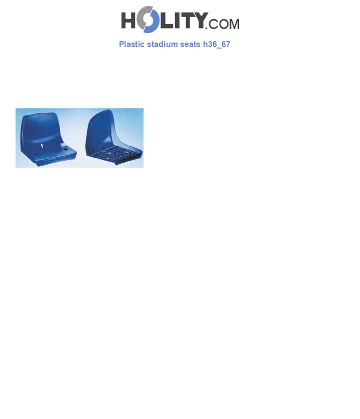 Plastic stadium seats h36_67