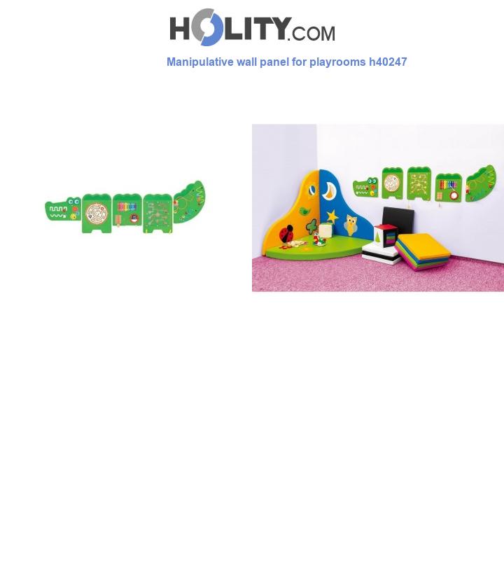 Manipulative wall panel for playrooms h40247