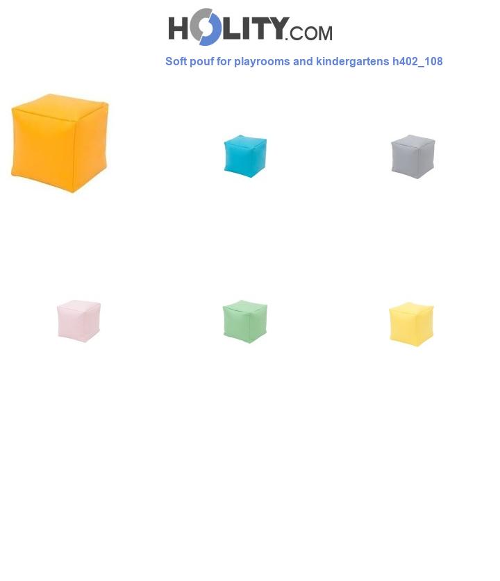 Soft pouf for playrooms and kindergartens h402_108