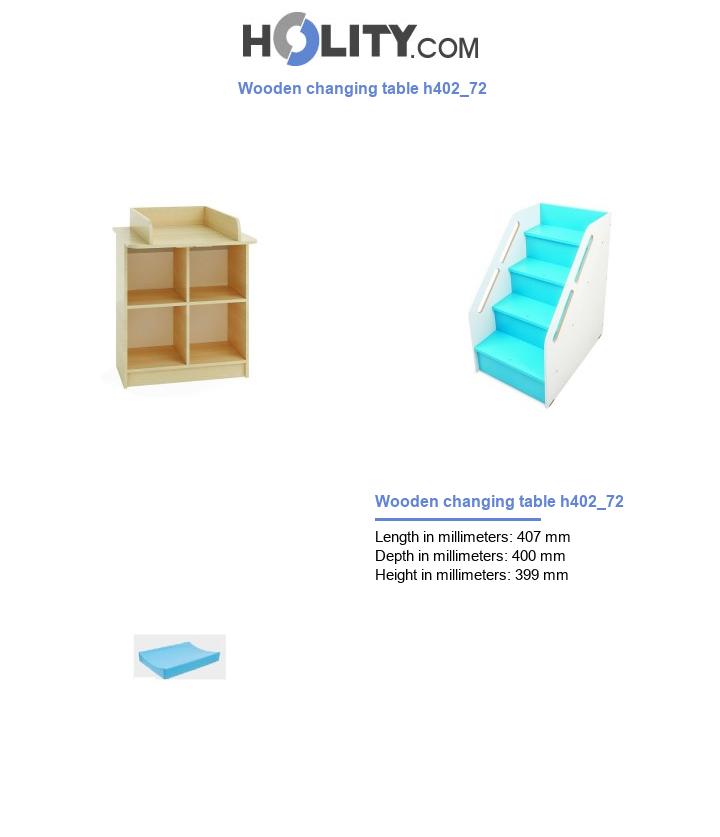 Wooden changing table h402_72