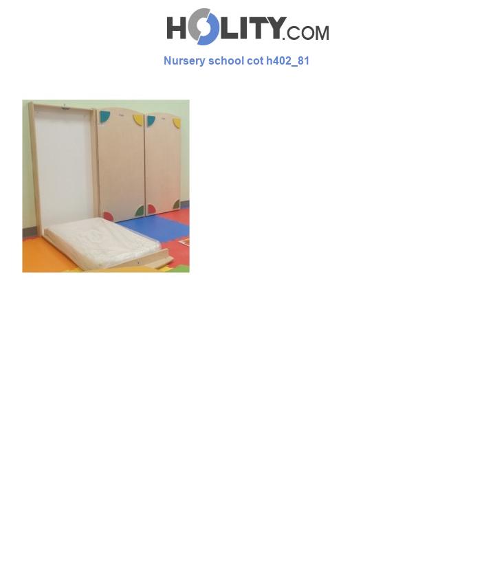 Nursery school cot h402_81