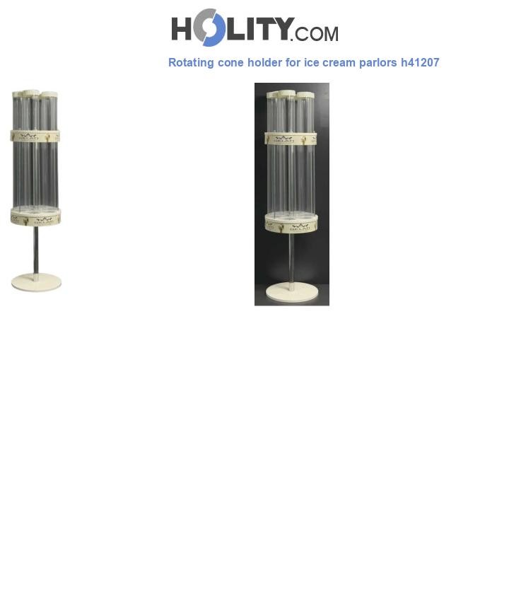 Rotating cone holder for ice cream parlors h41207
