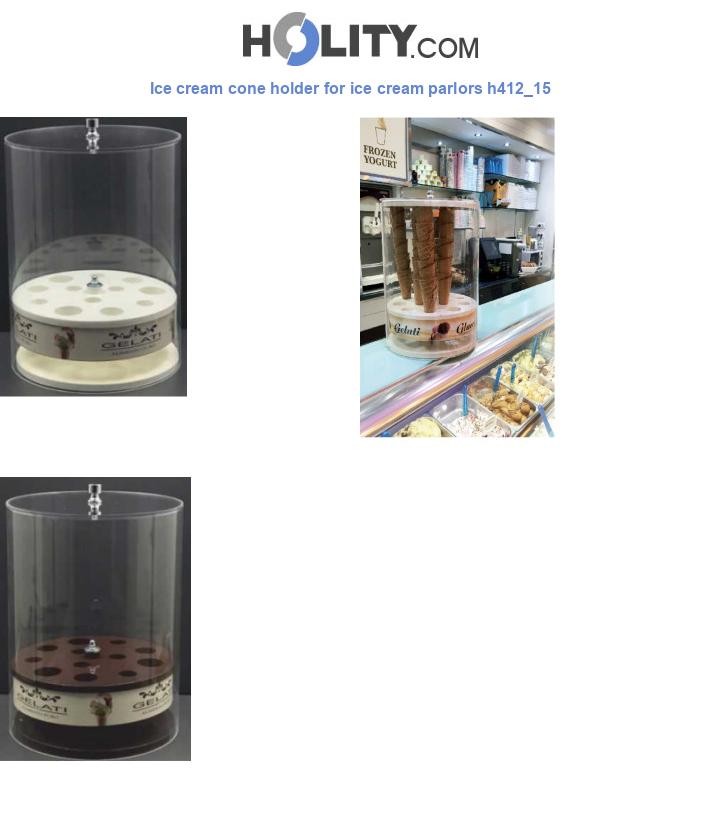 Ice cream cone holder for ice cream parlors h412_15