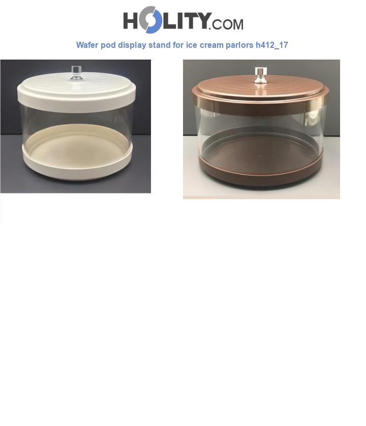 Wafer pod display stand for ice cream parlors h412_17