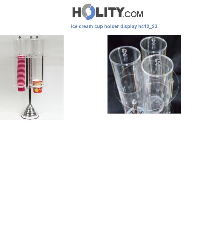 Ice cream cup holder display h412_23