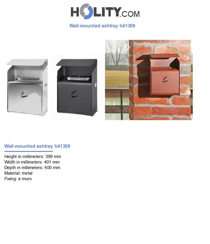 Wall-mounted ashtray h41309