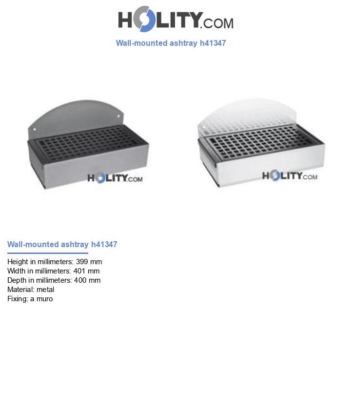 Wall-mounted ashtray h41347