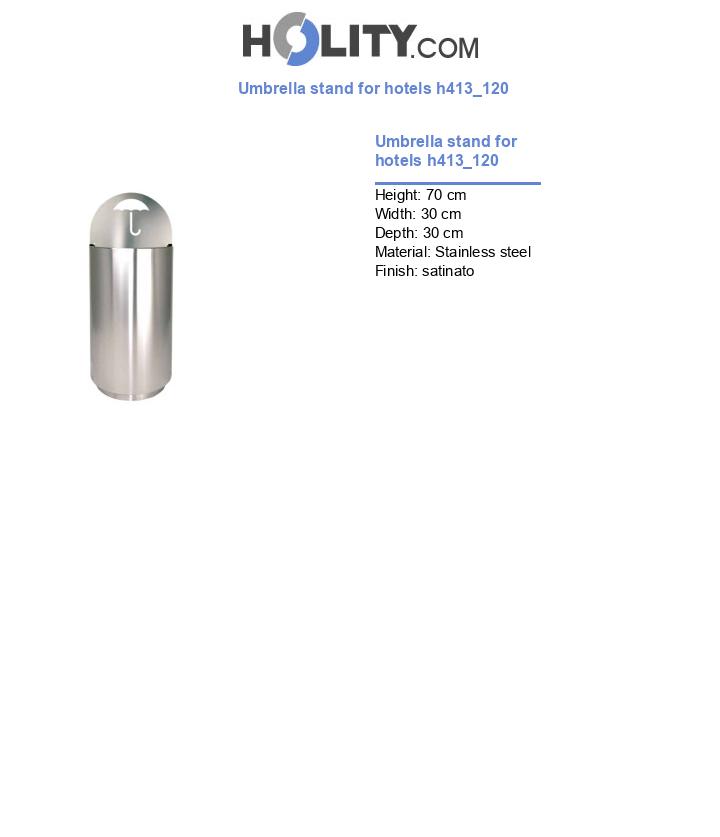 Umbrella stand for hotels h413_120