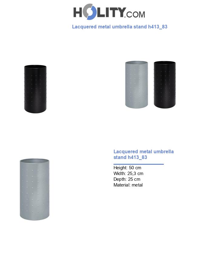 Lacquered metal umbrella stand h413_83