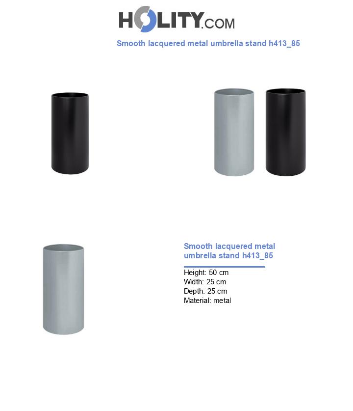 Smooth lacquered metal umbrella stand h413_85