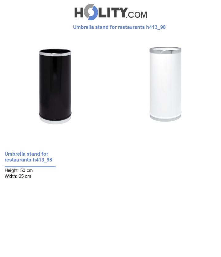 Umbrella stand for restaurants h413_98