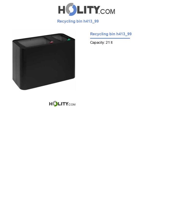 Recycling bin h413_99