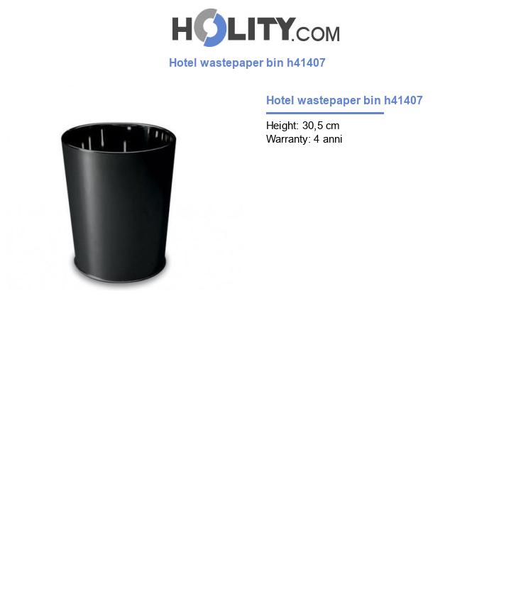 Hotel wastepaper bin h41407