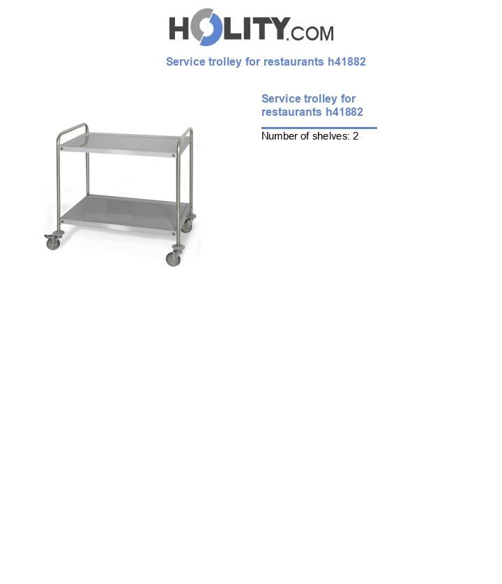 Service trolley for restaurants h41882