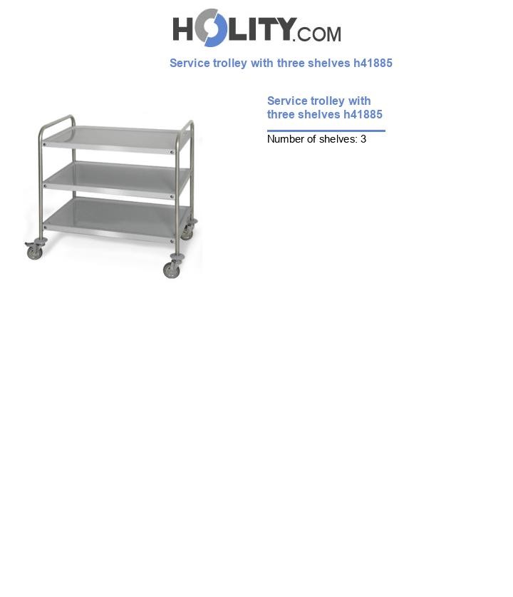 Service trolley with three shelves h41885