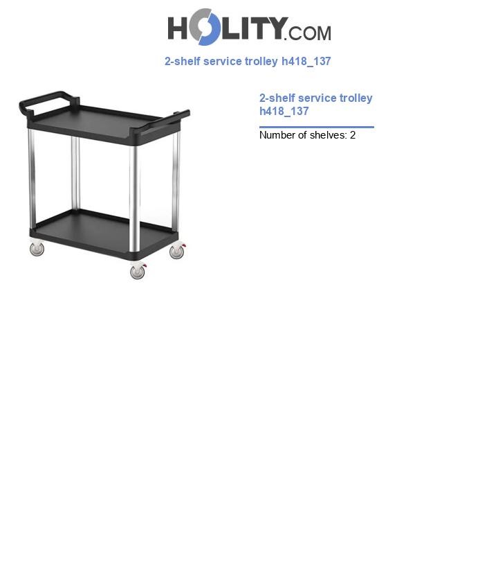 2-shelf service trolley h418_137