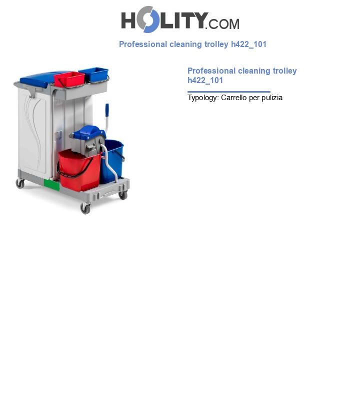 Professional cleaning trolley h422_101