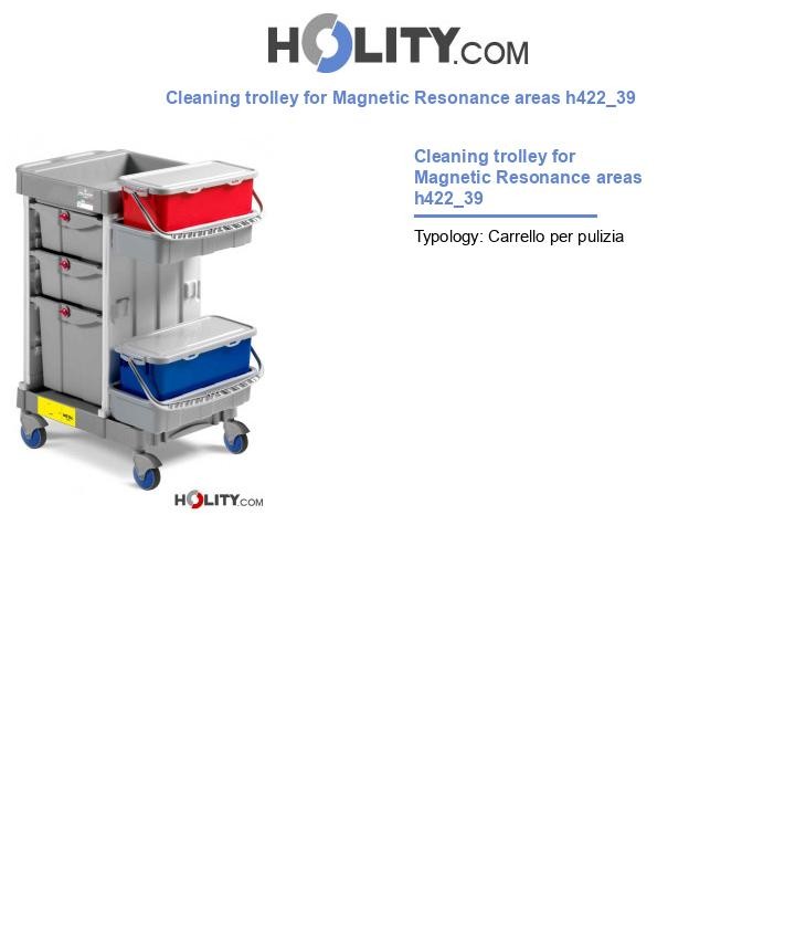 Cleaning trolley for Magnetic Resonance areas h422_39
