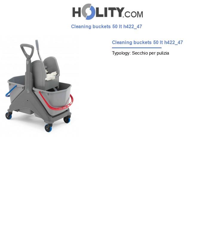 Cleaning buckets 50 lt h422_47