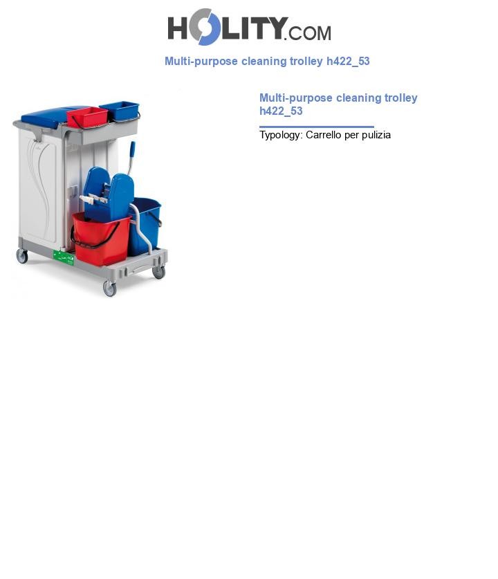 Multi-purpose cleaning trolley h422_53