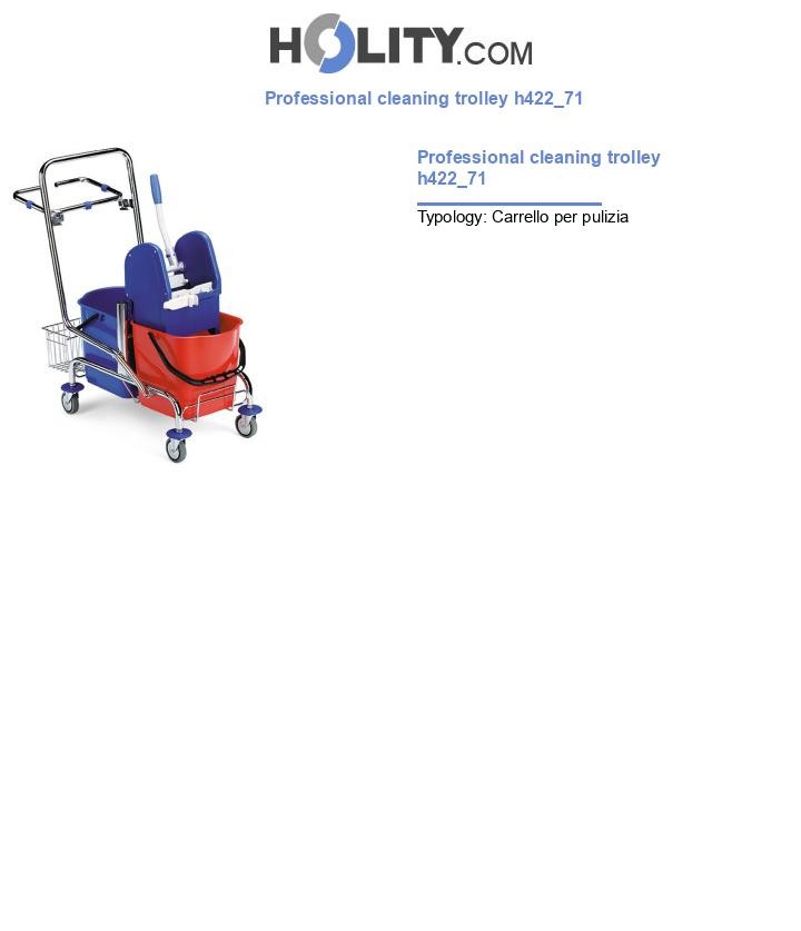 Professional cleaning trolley h422_71