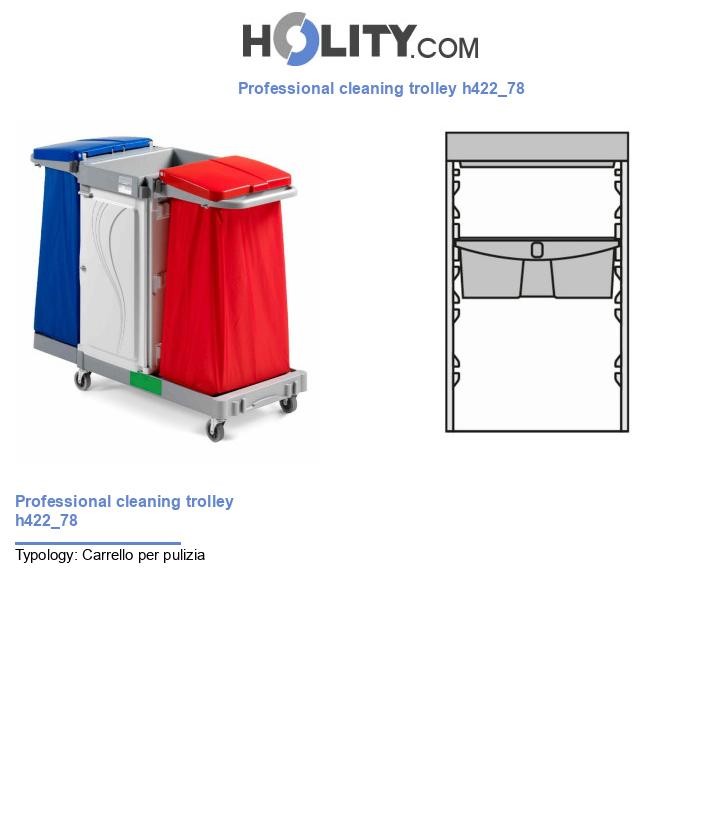 Professional cleaning trolley h422_78