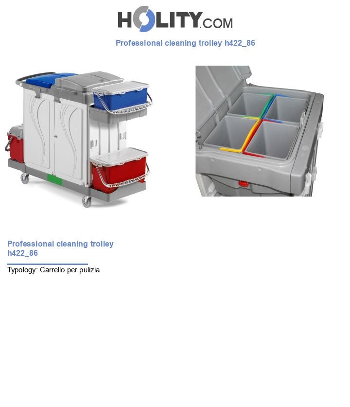 Professional cleaning trolley h422_86